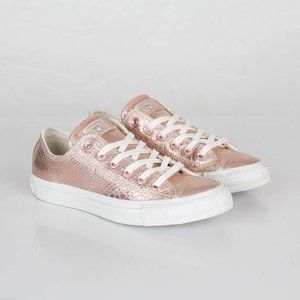 Converse Chuck Taylor All Star OX Low Rose Gold Sneaker Women's Size 9 - 542439C